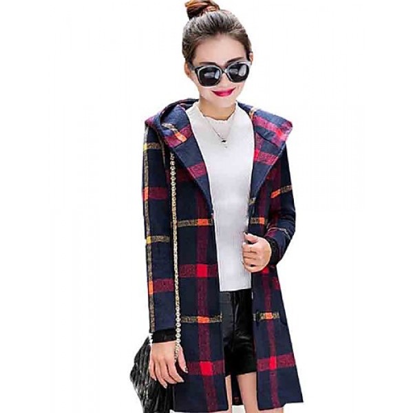 Women's Going out Cute Preppy Style Coat...