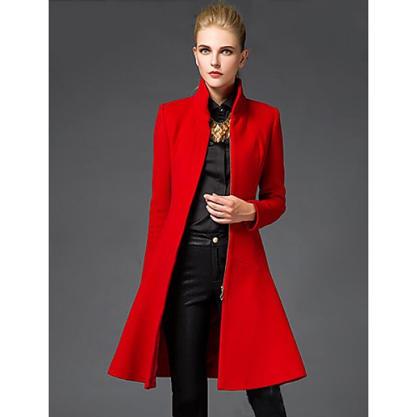 Women's Going out Sophisticated Coat,Sol...